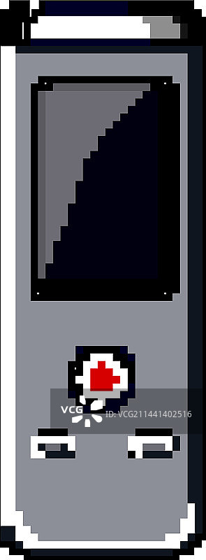 记者录音机像素艺术图片素材