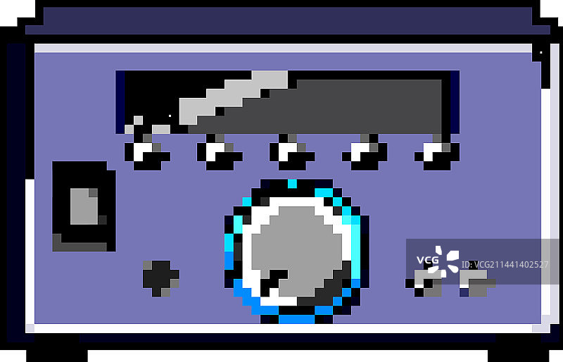 立体声数字放大器游戏像素艺术图片素材