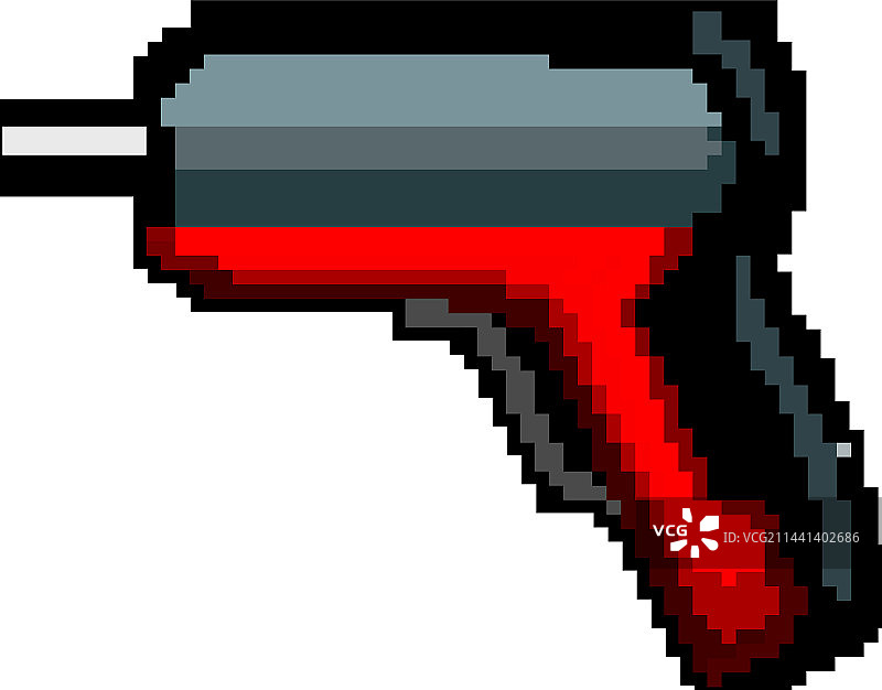 工业钻头像素画图片素材