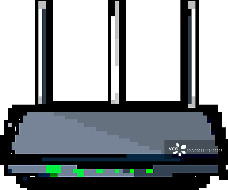 网络DSL调制解调器游戏像素艺术图片素材