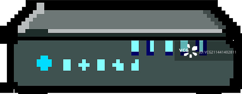 互联网DSL调制解调器游戏像素艺术图片素材