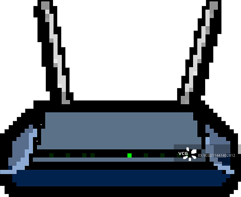 WIFI DSL调制解调器游戏像素艺术图片素材
