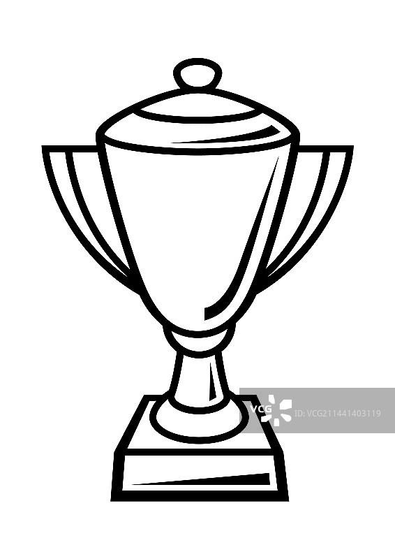 卡通奖杯运动图片素材