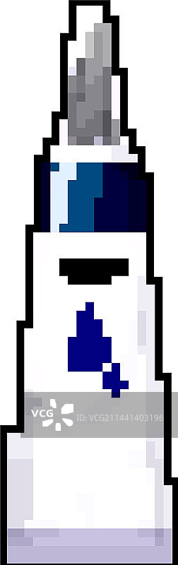 呵护眼睛滴眼液像素画图片素材