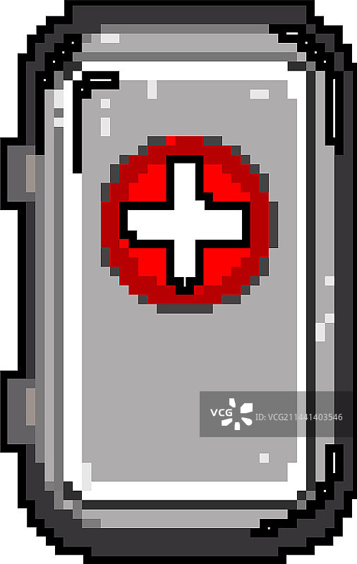 急救箱游戏像素画图片素材