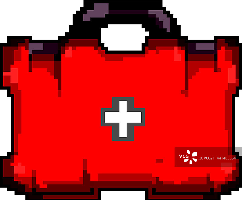急救箱游戏像素画图片素材