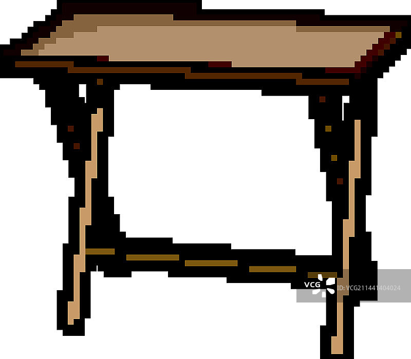 折叠桌游戏像素艺术图片素材