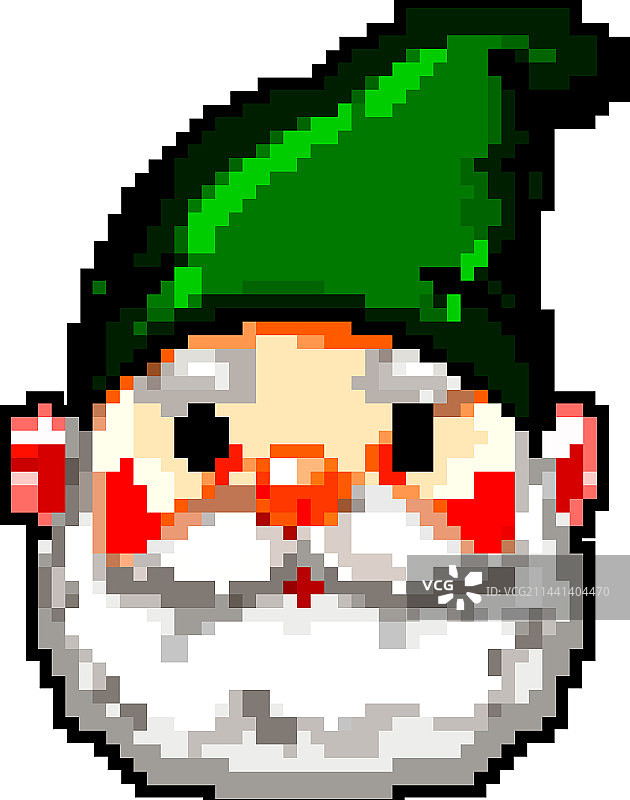 装饰花园侏儒游戏像素艺术图片素材