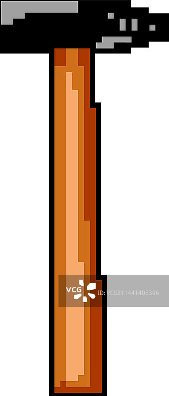 锤子工具像素风游戏图片素材