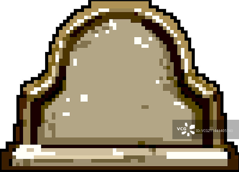 墓碑游戏像素艺术图片素材