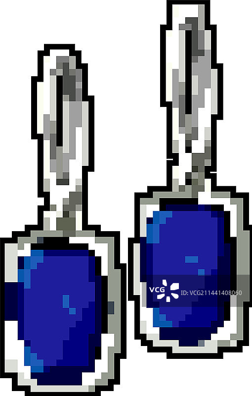 珍贵珠宝奢侈游戏像素艺术图片素材