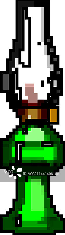 玻璃煤油灯像素艺术图片素材