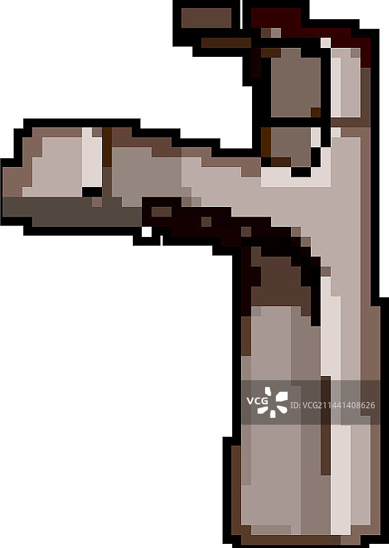 浴室厨房水龙头像素风素材图片素材