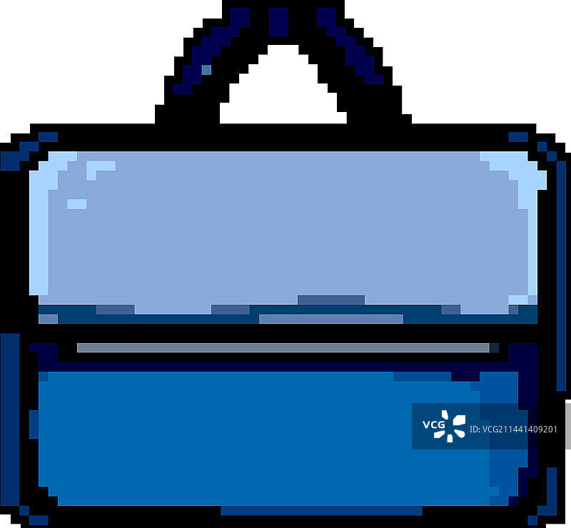 黑色笔记本电脑包游戏像素艺术图片素材