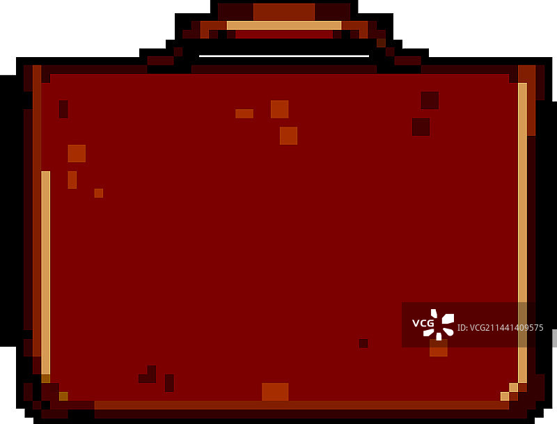 皮革商务包像素艺术图片素材