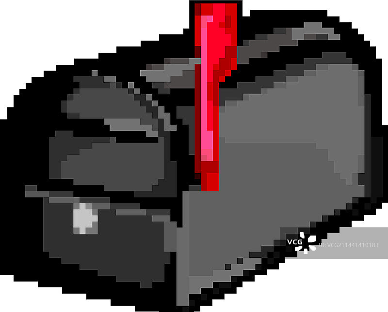 邮筒邮箱信件游戏像素艺术图片素材