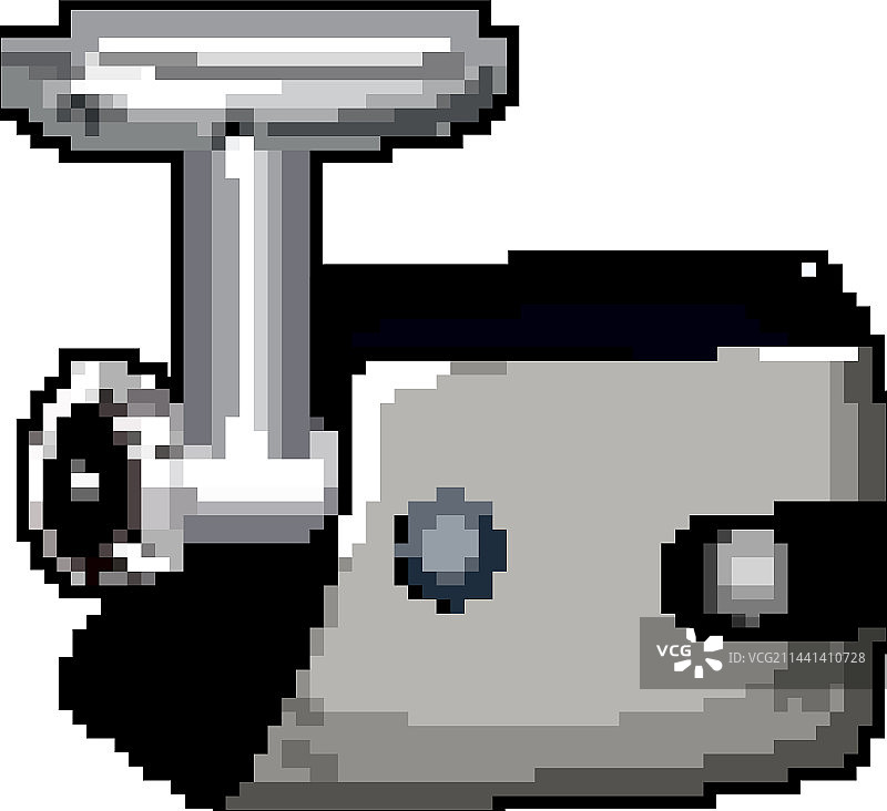 绞肉机游戏像素艺术图片素材