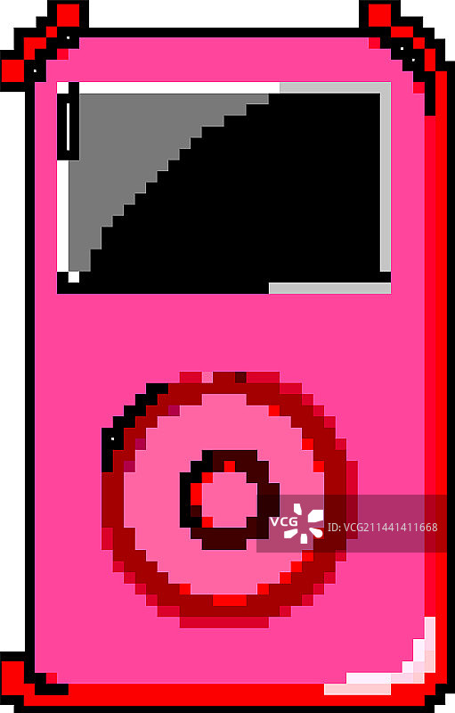 媒体MP3播放器像素风游戏素材图片素材