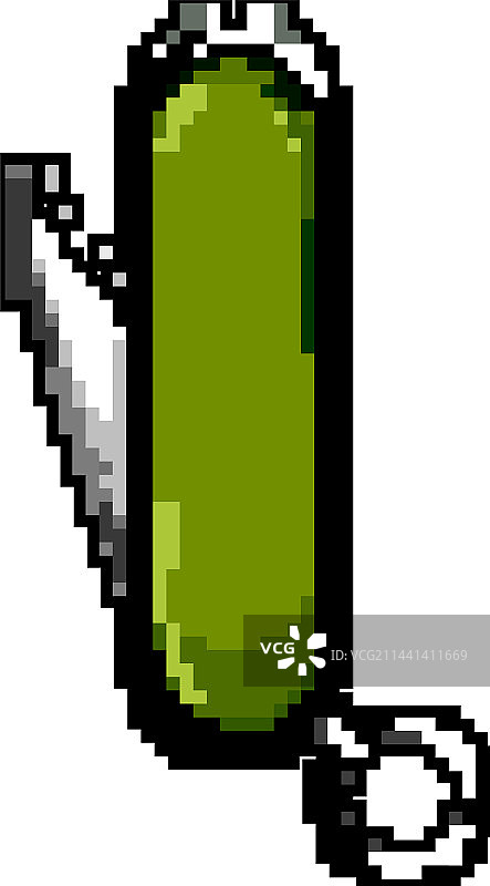 刀片工具像素画图片素材