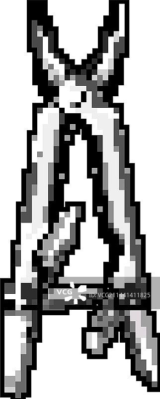 金属刀具游戏像素艺术图片素材