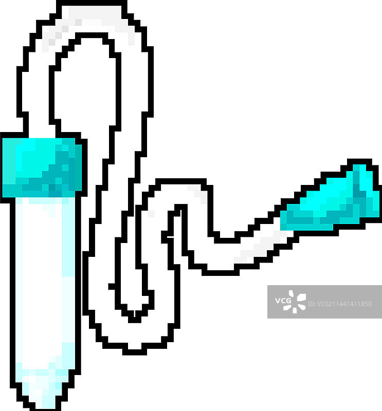 儿童吸鼻器游戏像素画图片素材