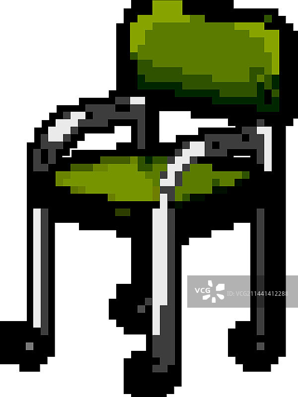 现代办公椅游戏像素艺术图片素材