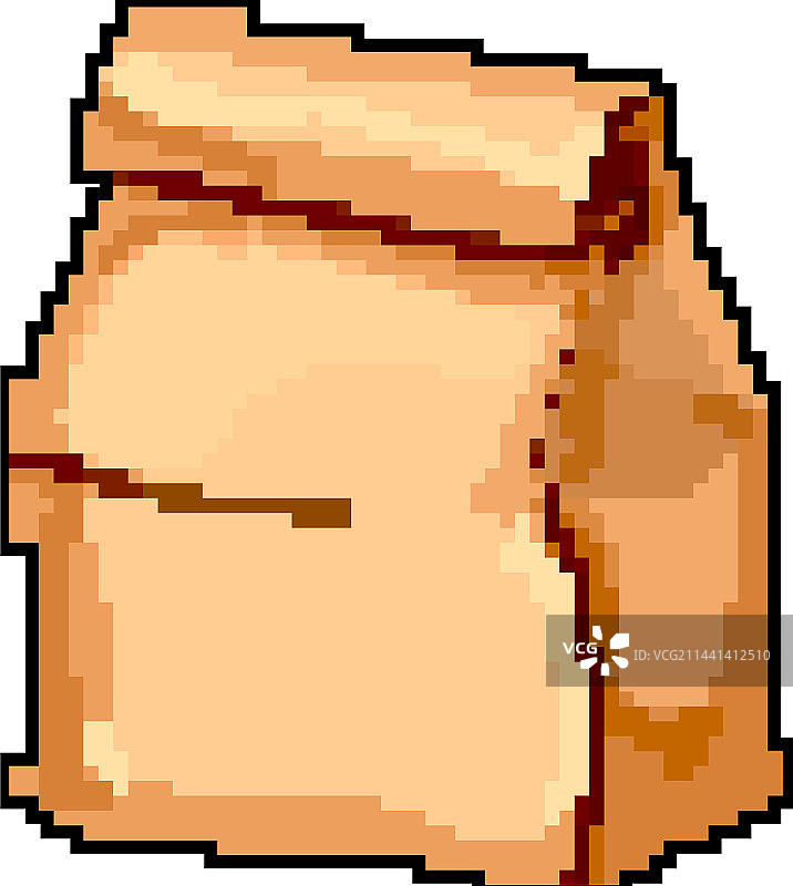 购买纸袋游戏像素画图片素材