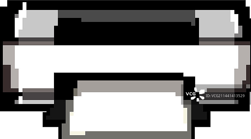 扫描仪照片打印机游戏像素艺术图片素材