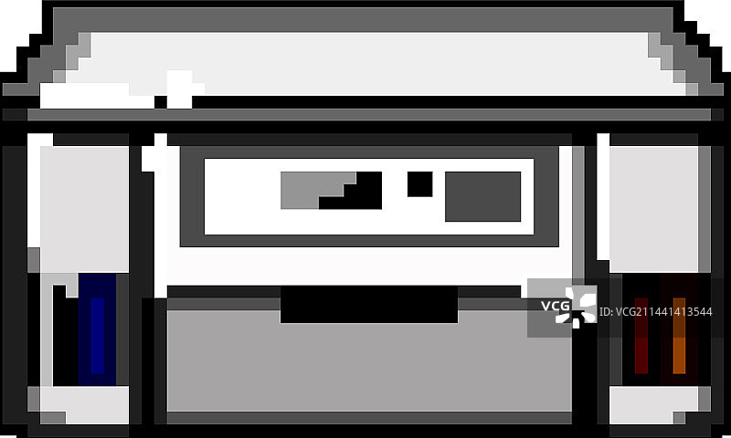 机器照片打印机像素艺术游戏图片素材