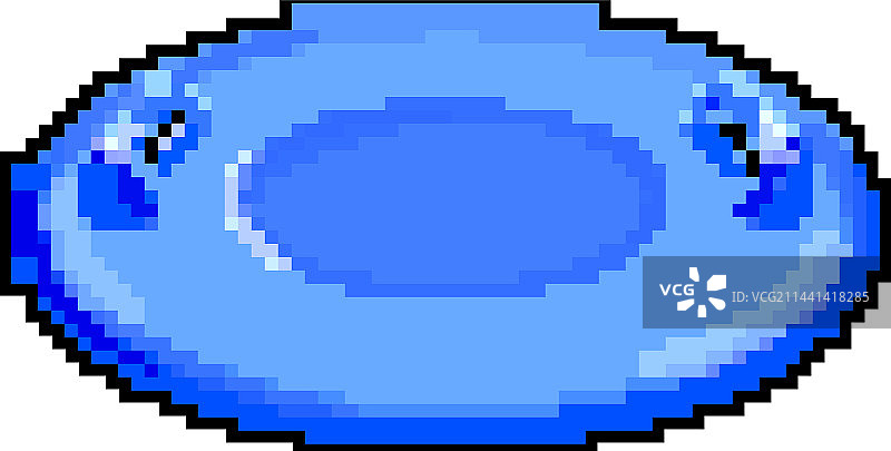 雪橇滑雪游戏像素艺术图片素材