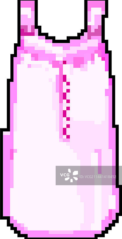 女士睡衣睡裙游戏像素画图片素材