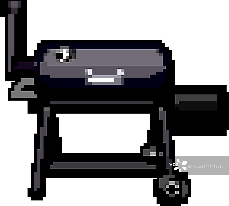 食物熏制烧烤游戏像素艺术图片素材