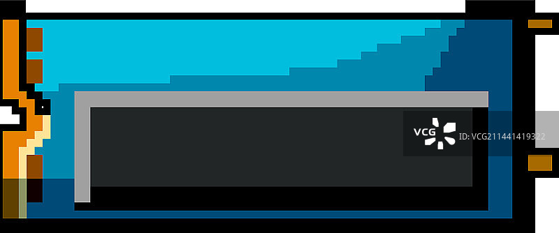 科技固态硬盘存储游戏像素艺术图片素材