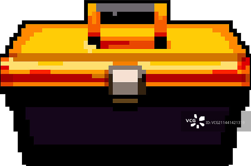 设备工具箱维修游戏像素艺术图片素材