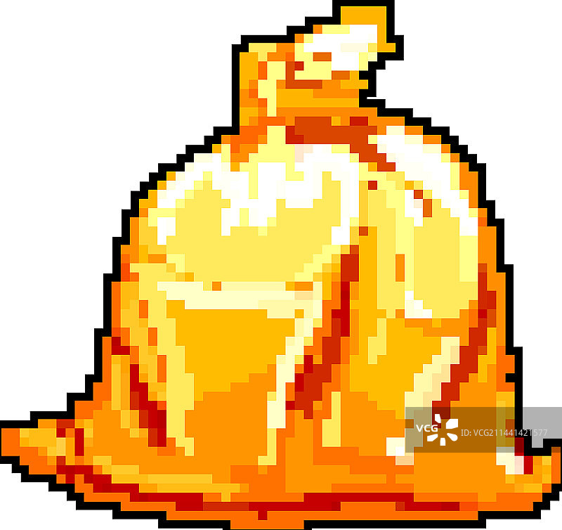 垃圾袋像素风游戏素材图片素材