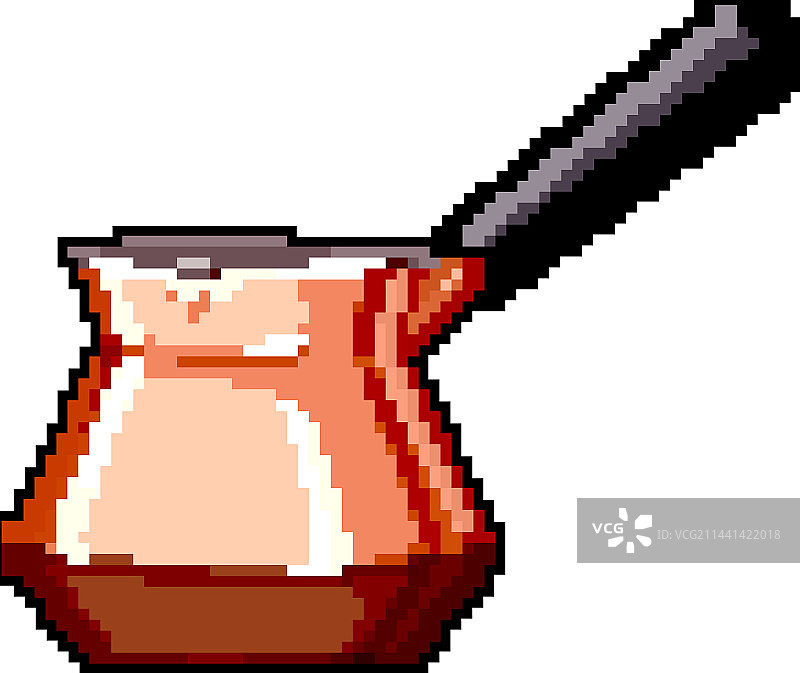 饮品咖啡游戏像素艺术图片素材