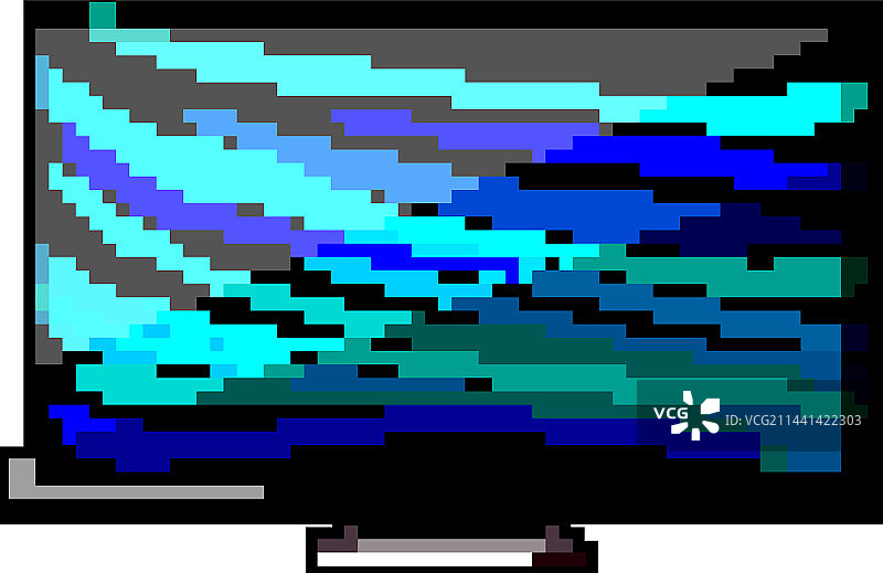 电视屏幕游戏像素艺术图片素材