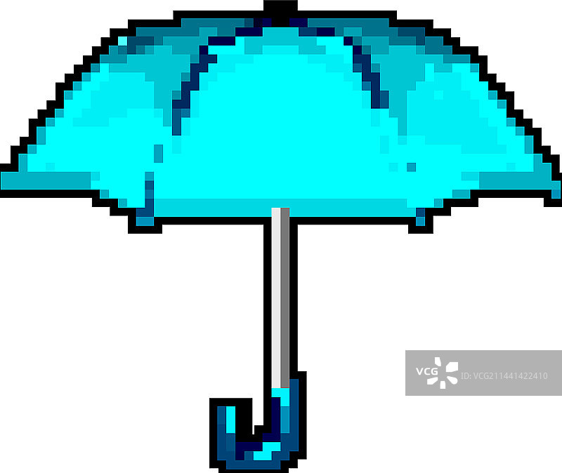雨伞像素画图片素材