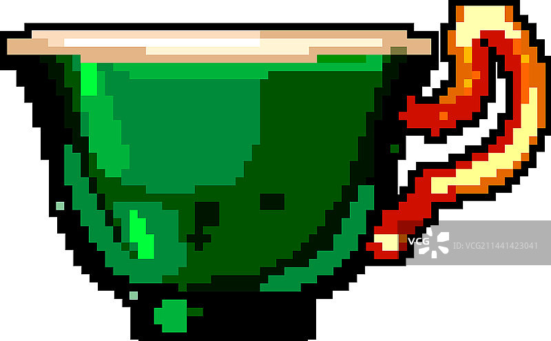 复古像素风杯子游戏图片素材