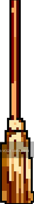 女巫扫帚游戏像素艺术图片素材