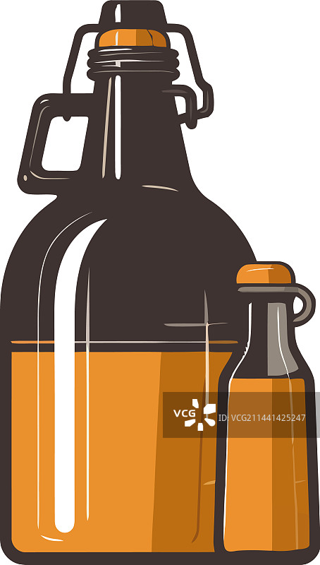 精酿啤酒瓶图片素材