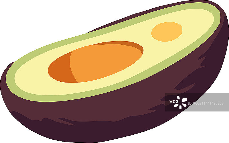 健康美味的新鲜牛油果切片图片素材