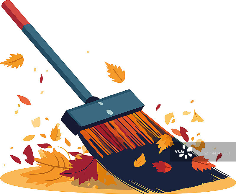 秋季扫帚设计图片素材