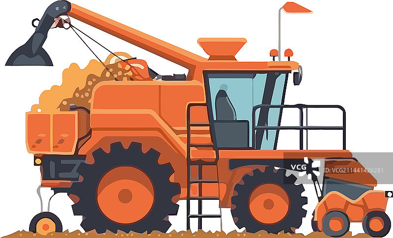 农业机械作业图片素材