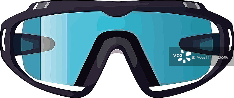 蓝色镜片太阳镜图片素材