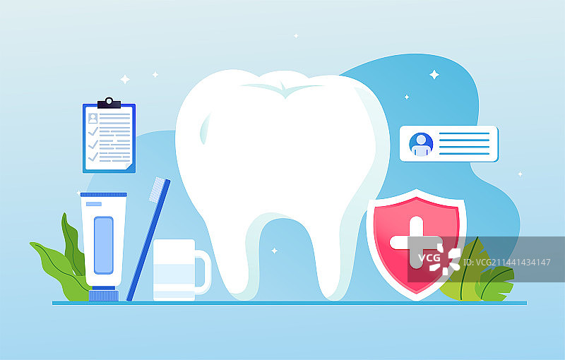 全国爱牙日矢量插画图片素材