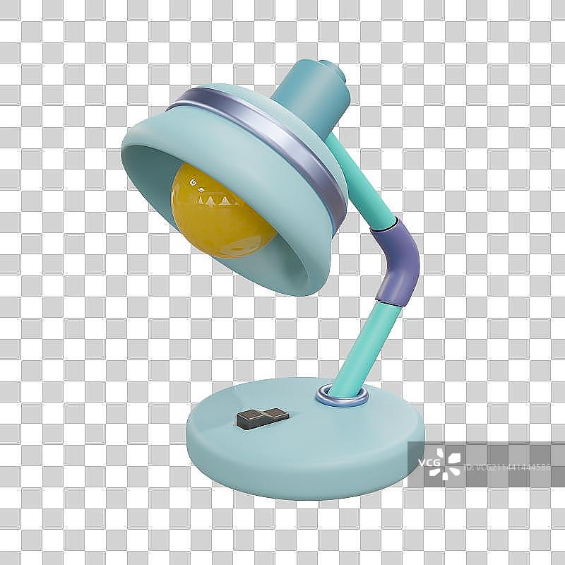 台灯模型元素图片素材