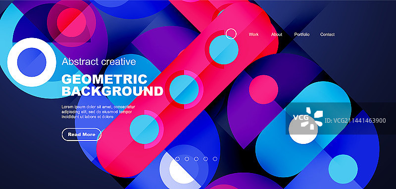 简单的圆圈和圆形元素图案图片素材