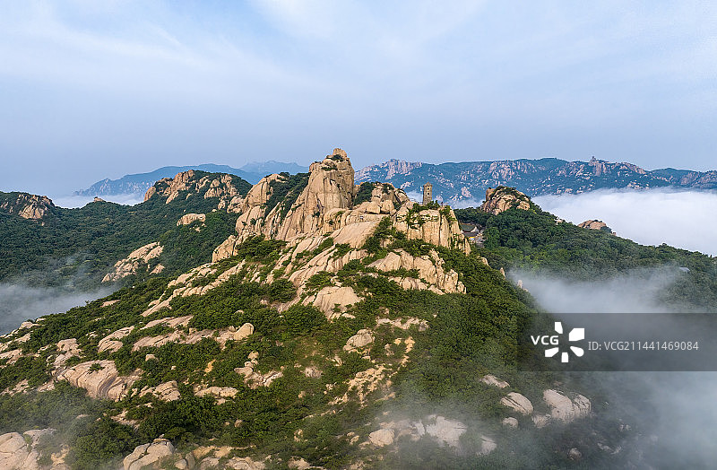 山东省日照市五莲山云海图片素材