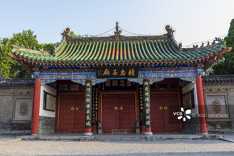 开封朱仙镇岳飞庙图片素材